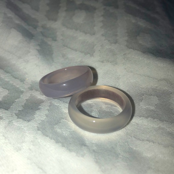 Pink stone stacked ring - Picture 1 of 5